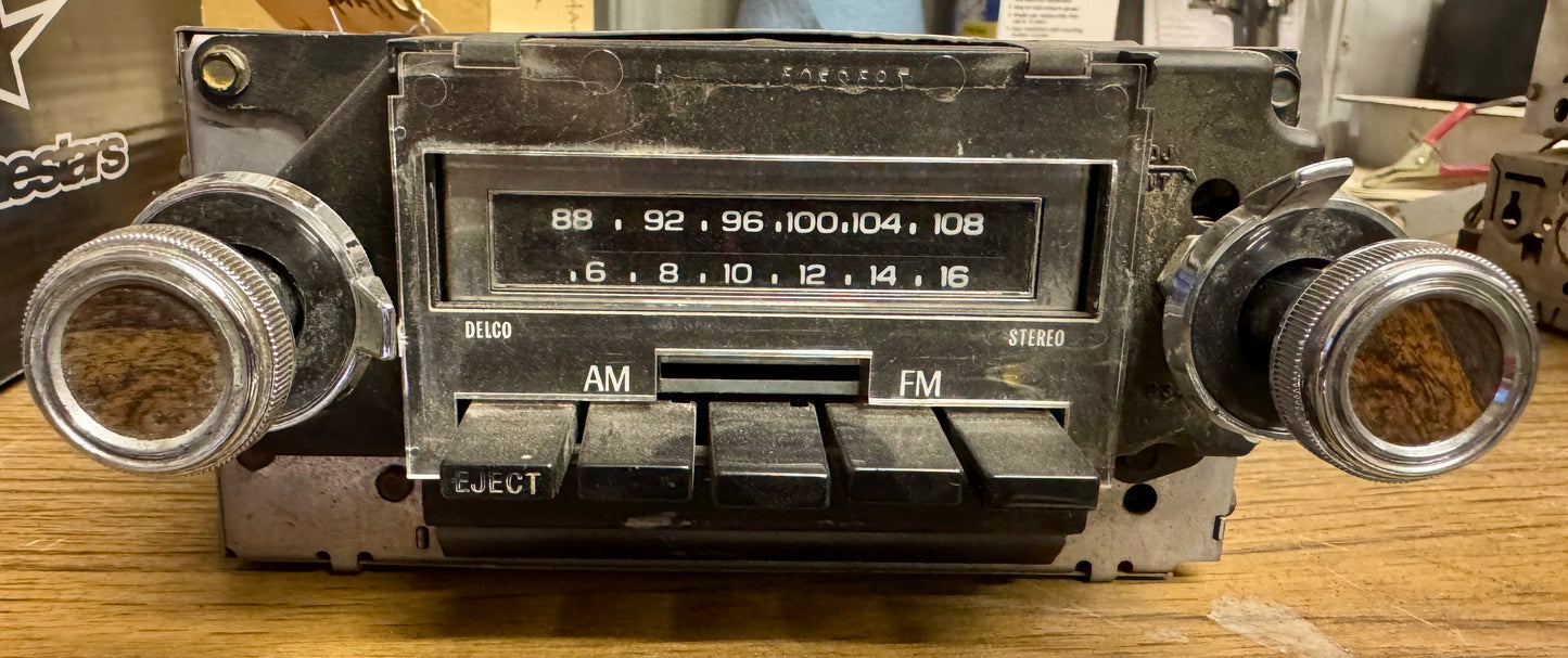 1970s GM factory AM/FM 8 track
