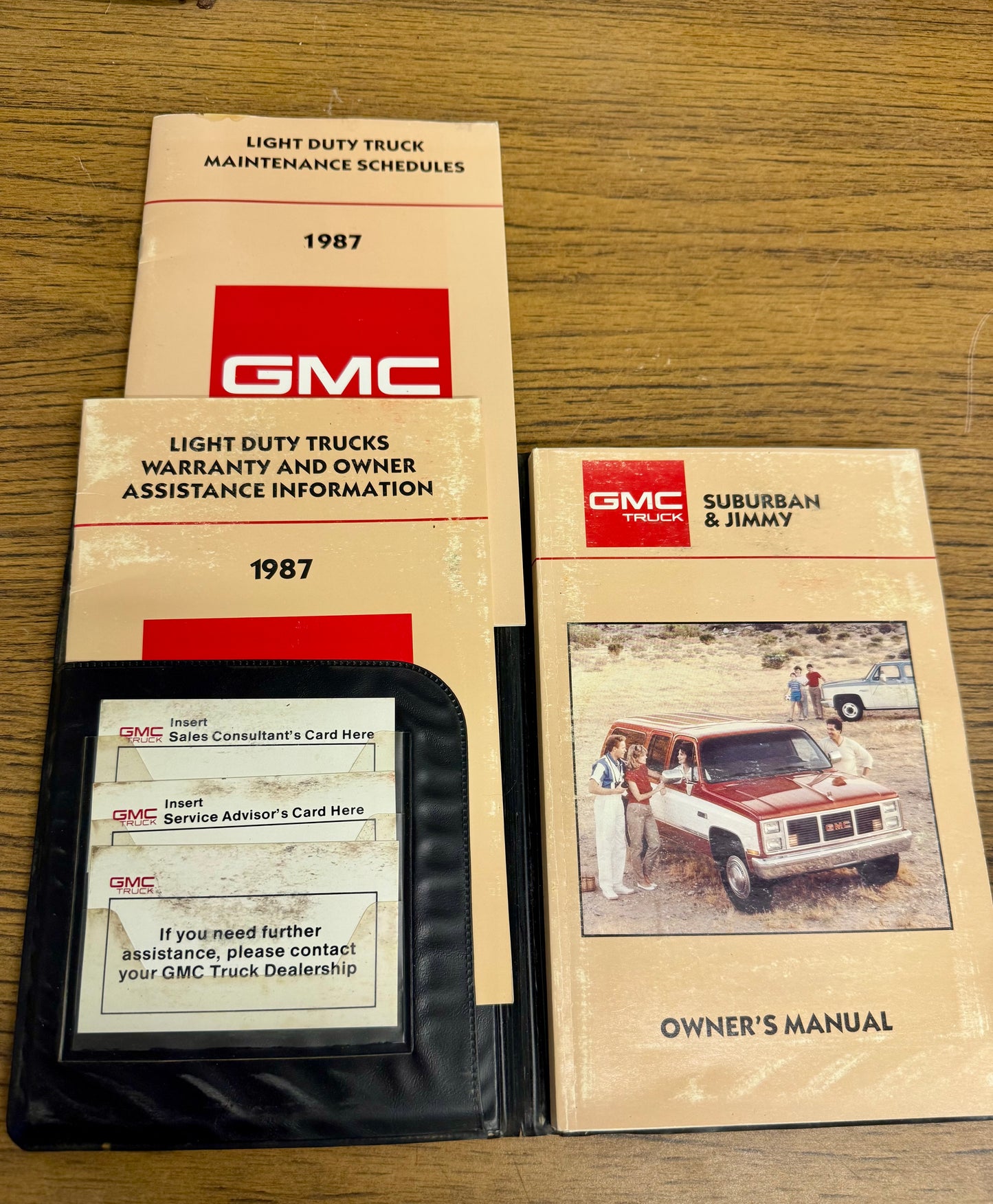 1987 GMC Suburban/Jimmy owners manual