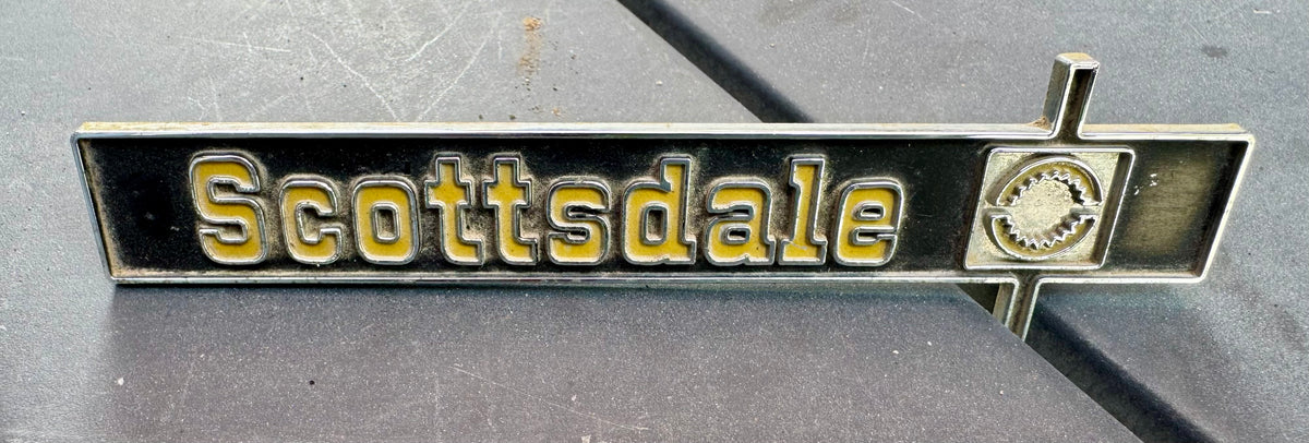 1975-80 Scottsdale dash emblem