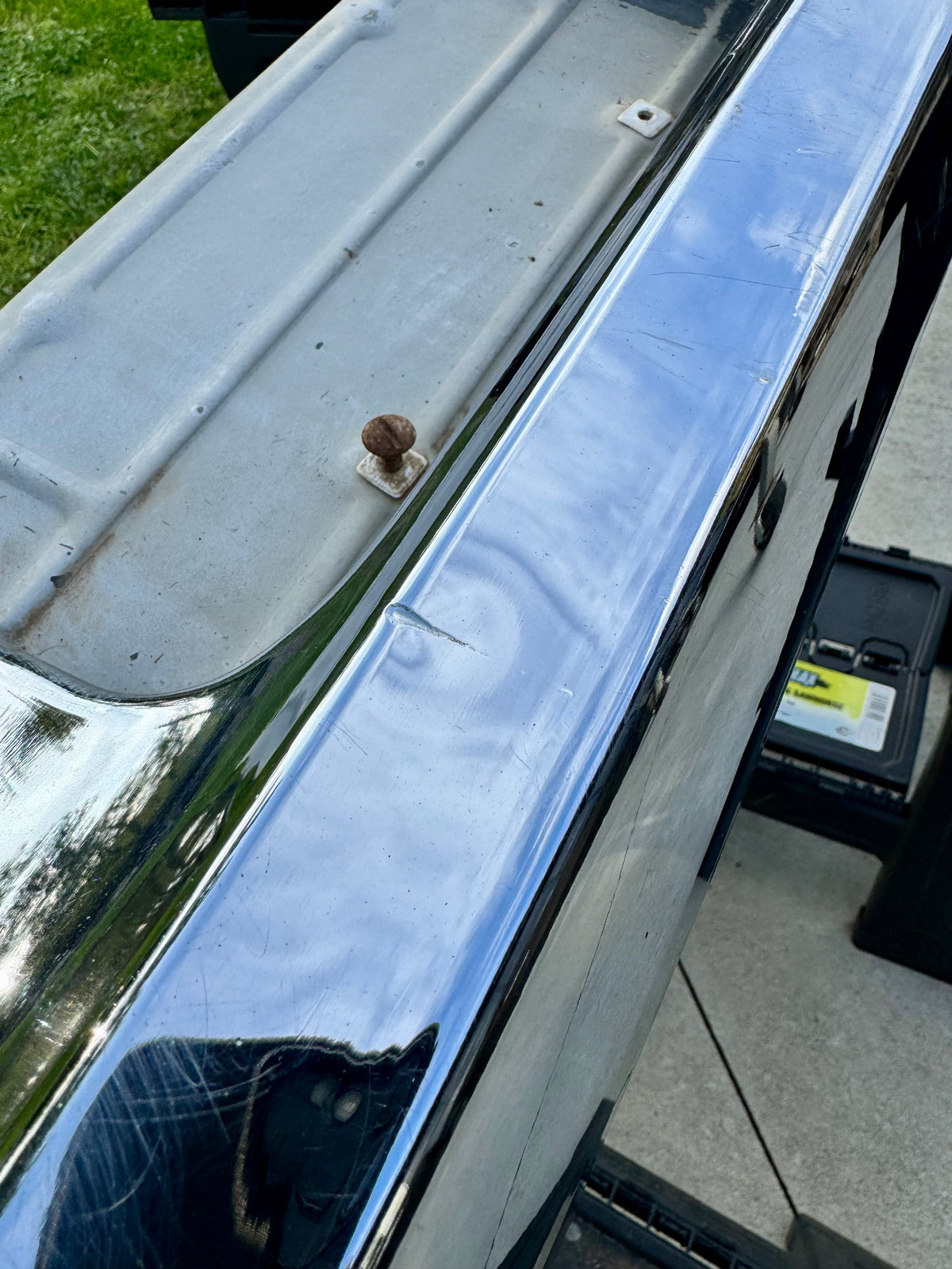 1967-87 Stepside rear bumper assembly