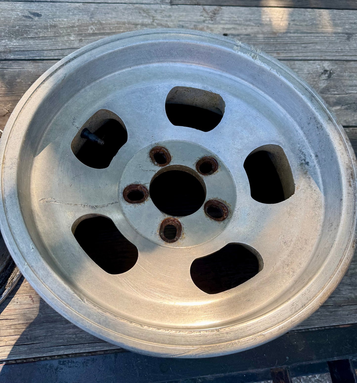 Vintage 15x7.5 E/T aluminum wheels