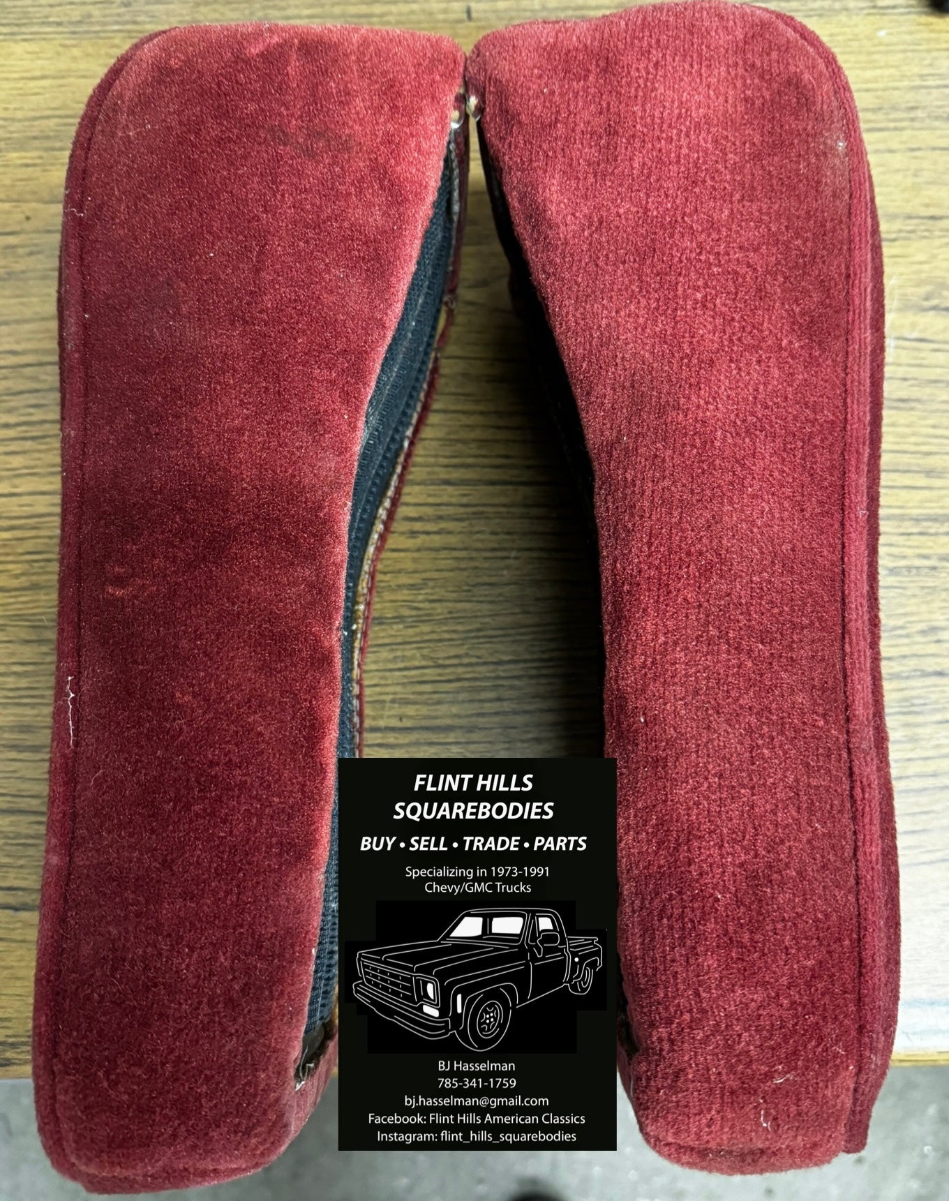 1990-91 K5/Jimmy rear armrests
