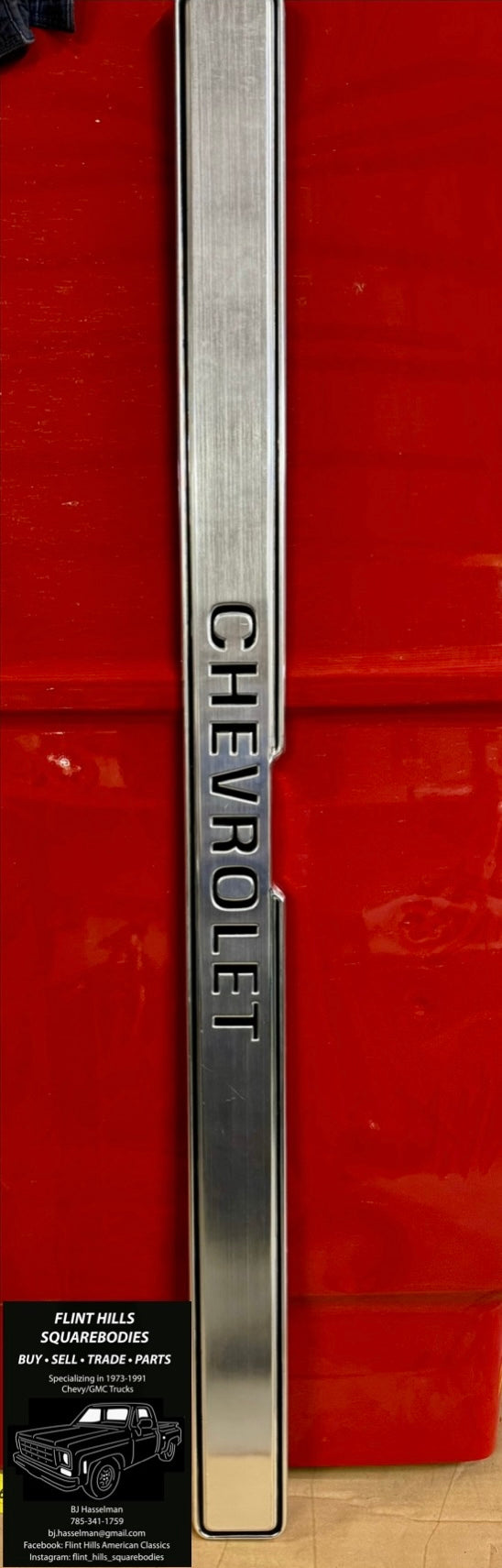 1975-80 Cheyenne tailgate trim