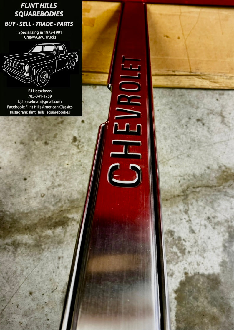 1975-80 Cheyenne tailgate trim