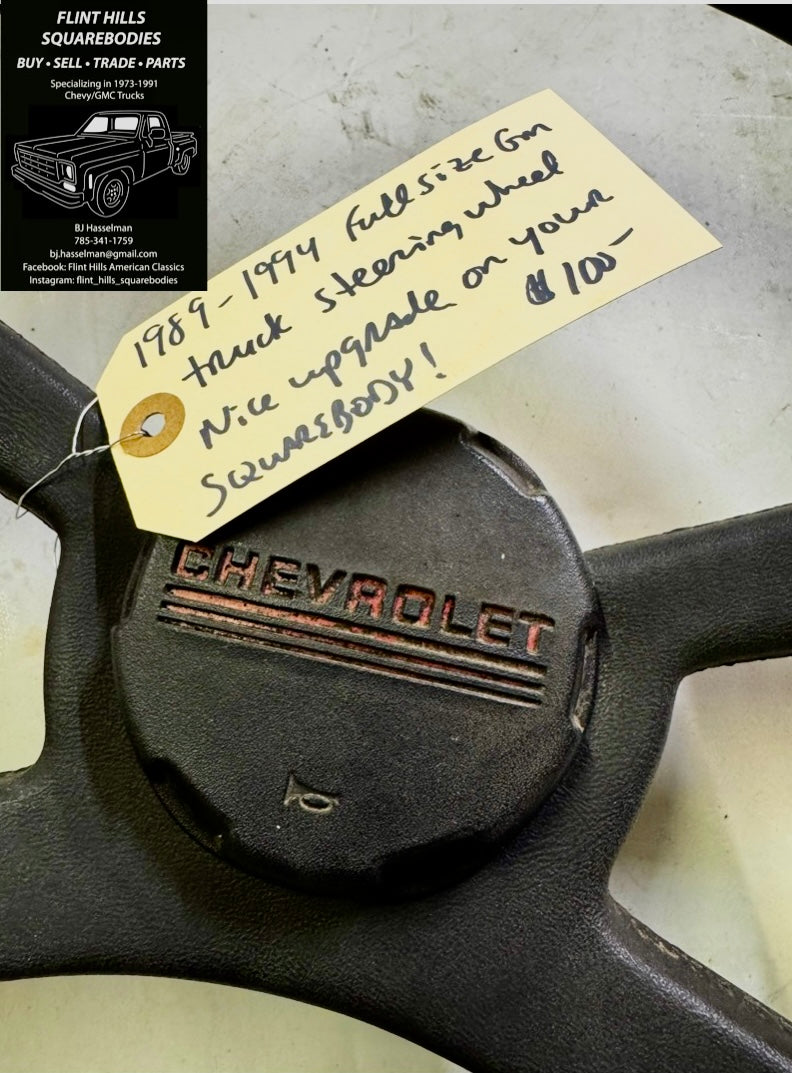 1988-1994 Chevrolet Steering wheel