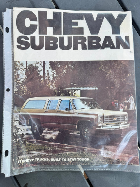 1977 Suburban brochure