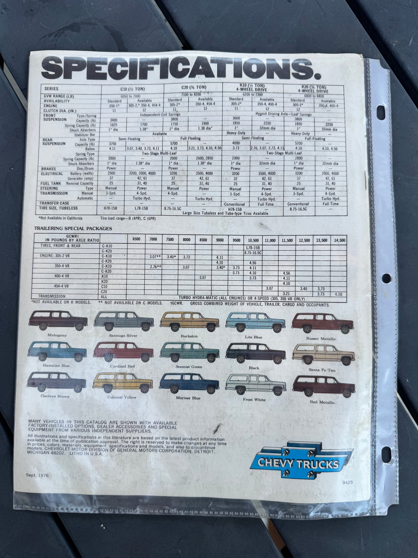 1977 Suburban brochure