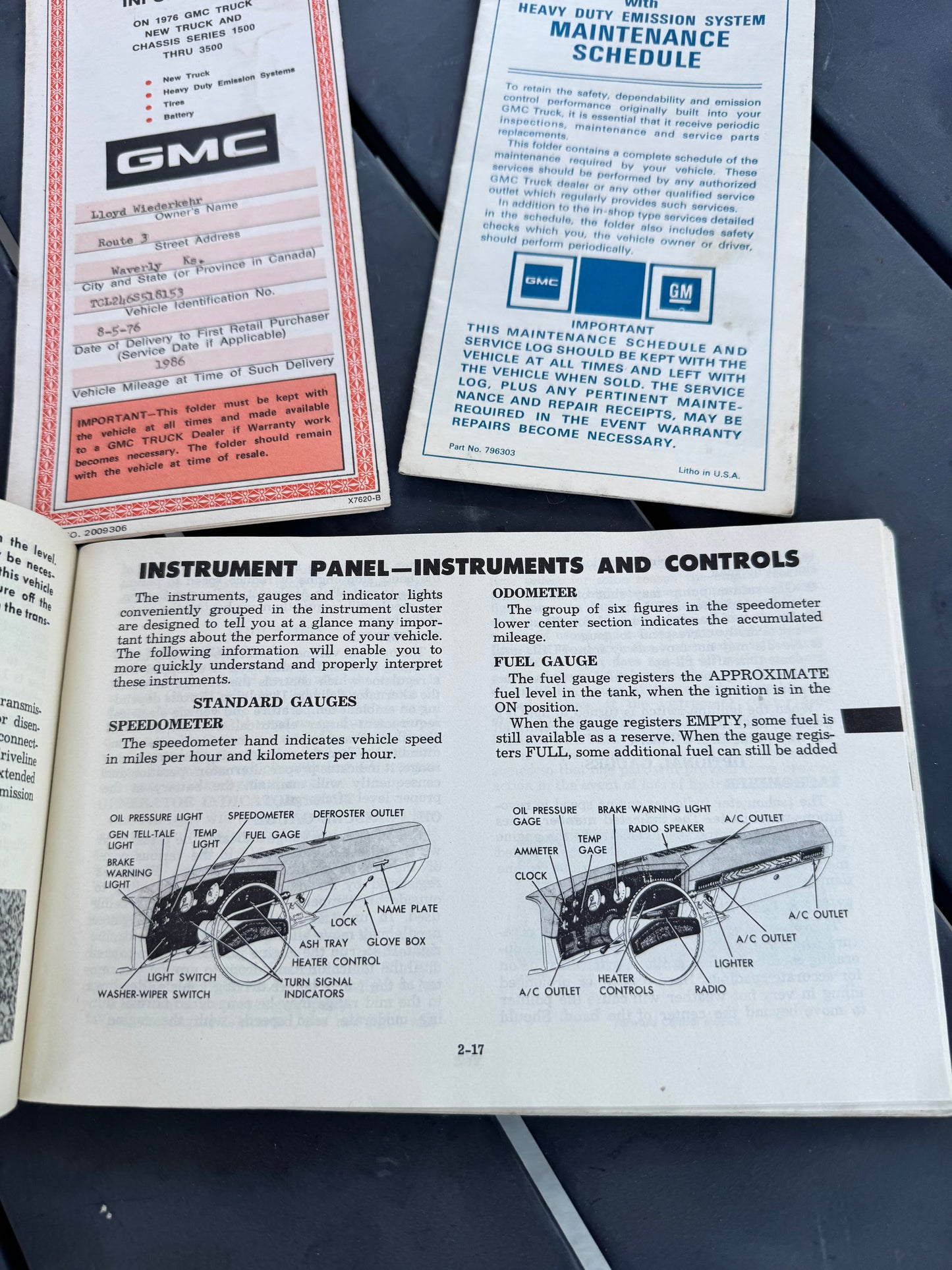 1976 GMC truck manual