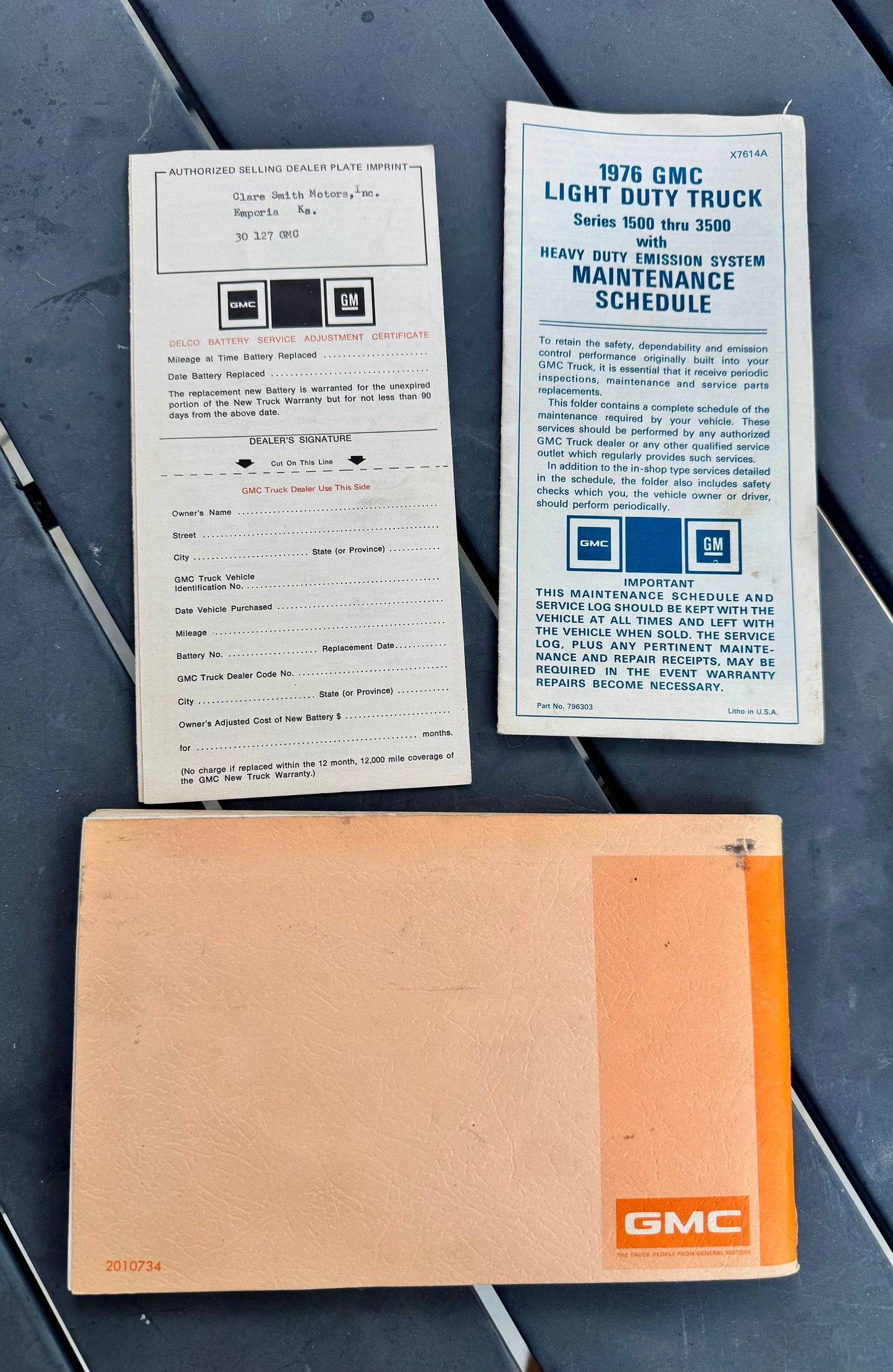 1976 GMC truck manual