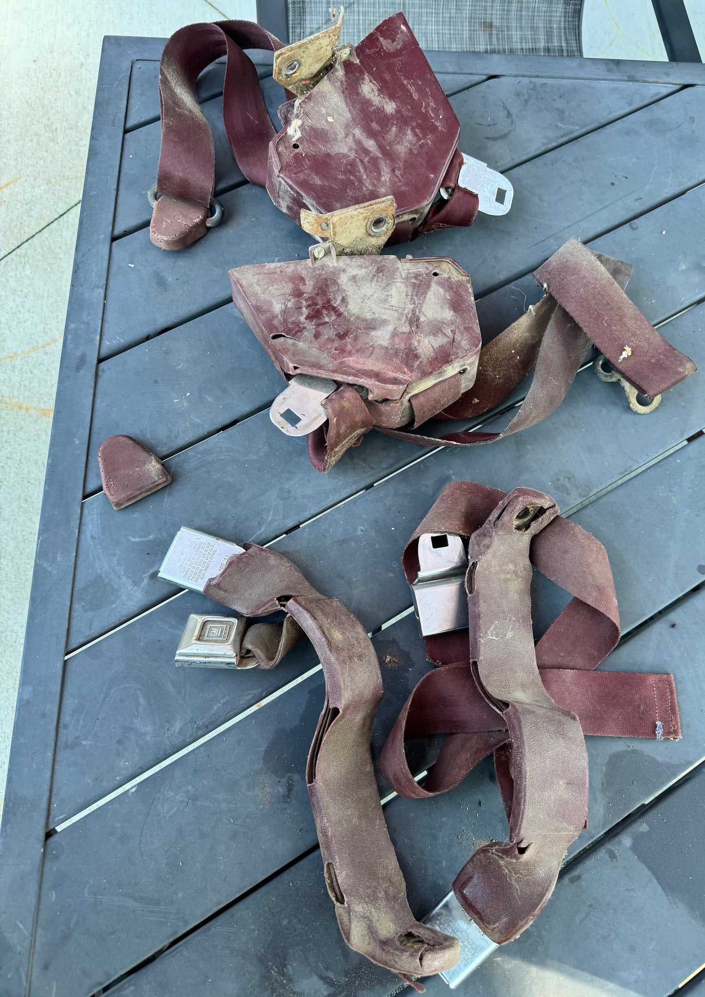 1981-1986 seatbelts.
