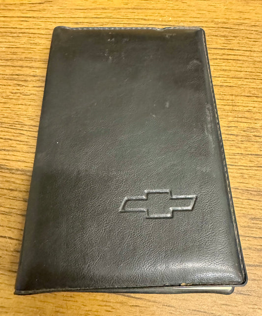 1990 Chevrolet R/V series owners manual