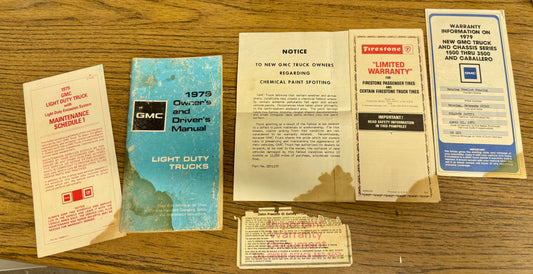 1979 GMC truck owners manual
