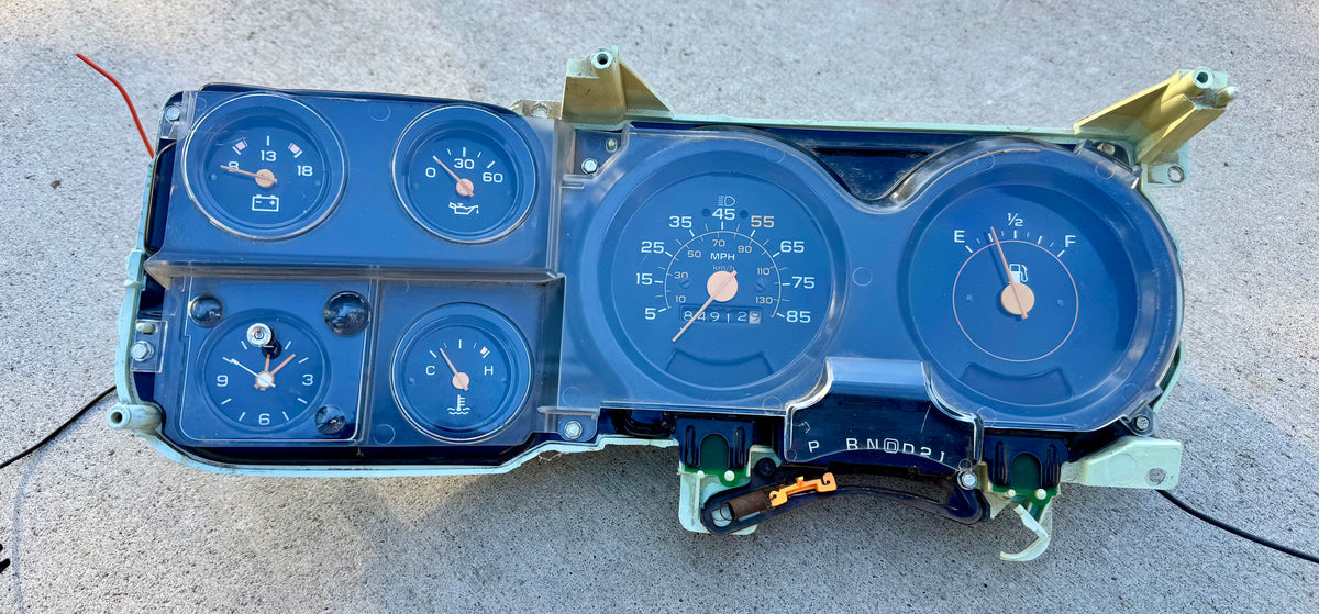 1980 Instrument cluster