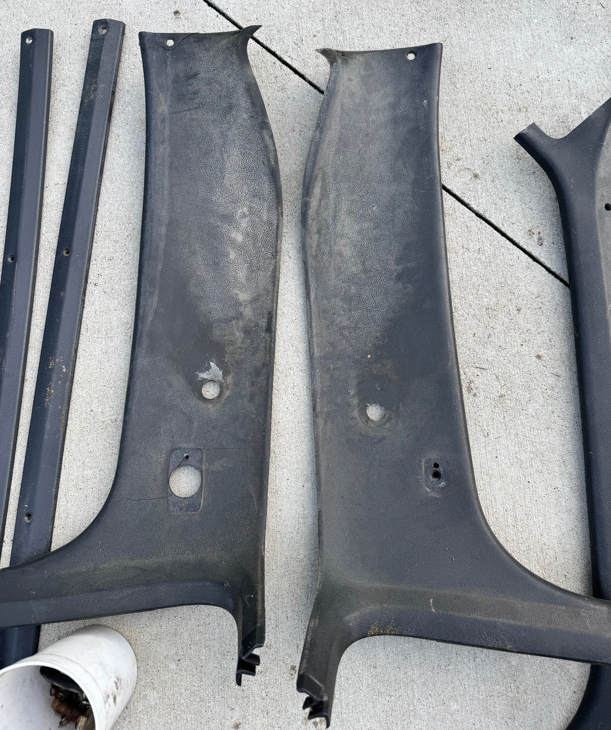 1981-87 Charcoal interior trim