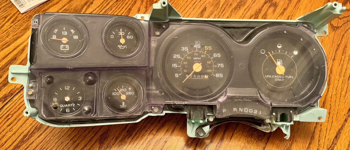 1981-1988 Instrument cluster