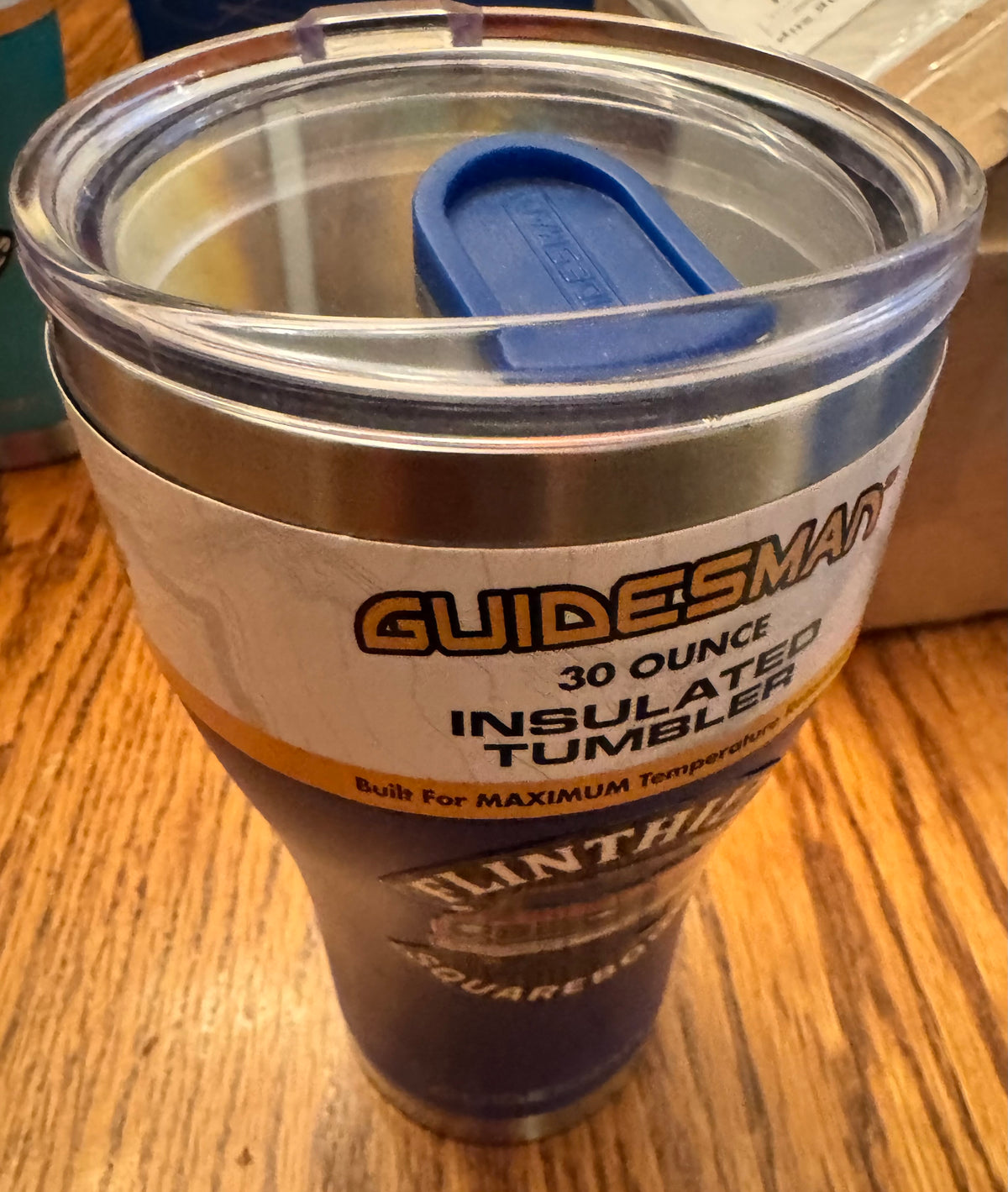 Dark blue cup