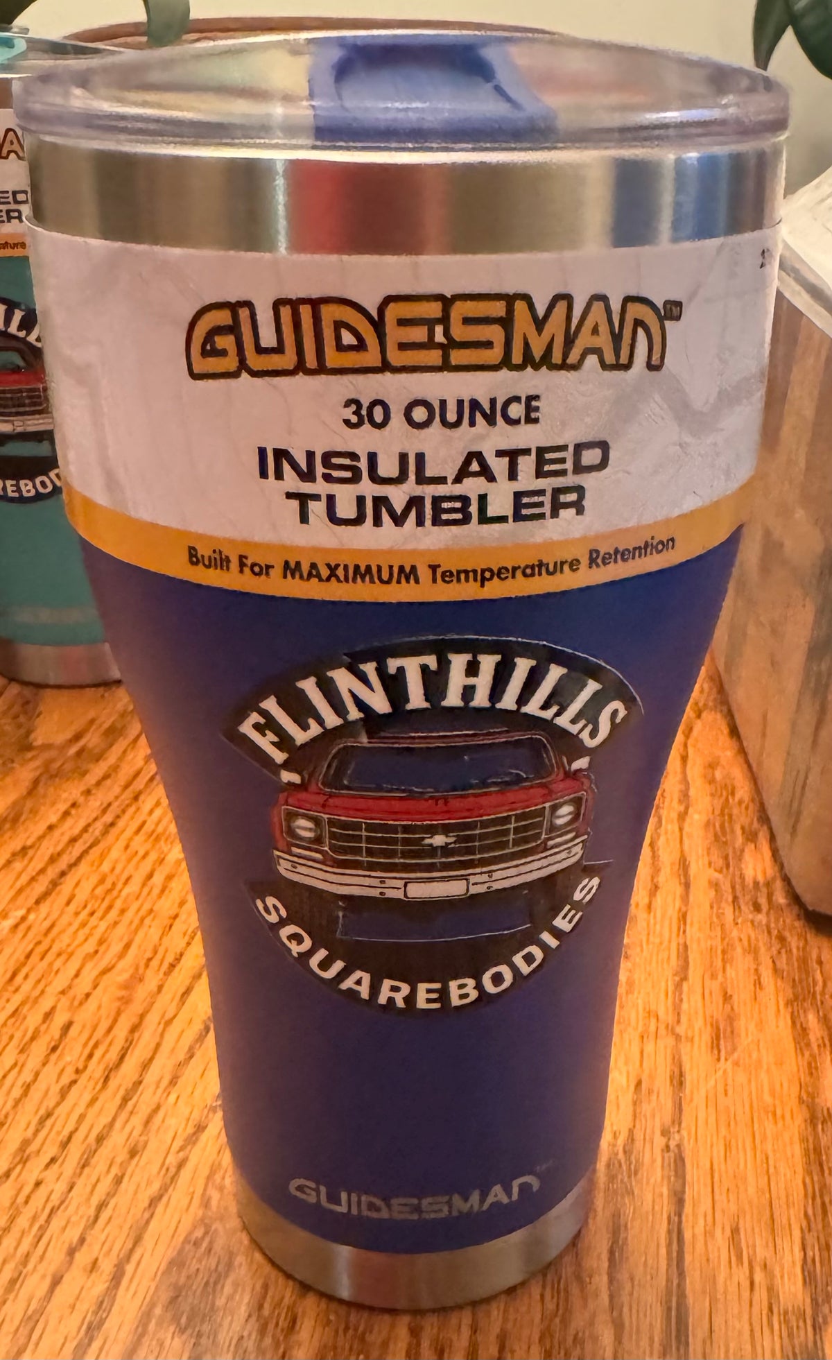 Dark blue cup