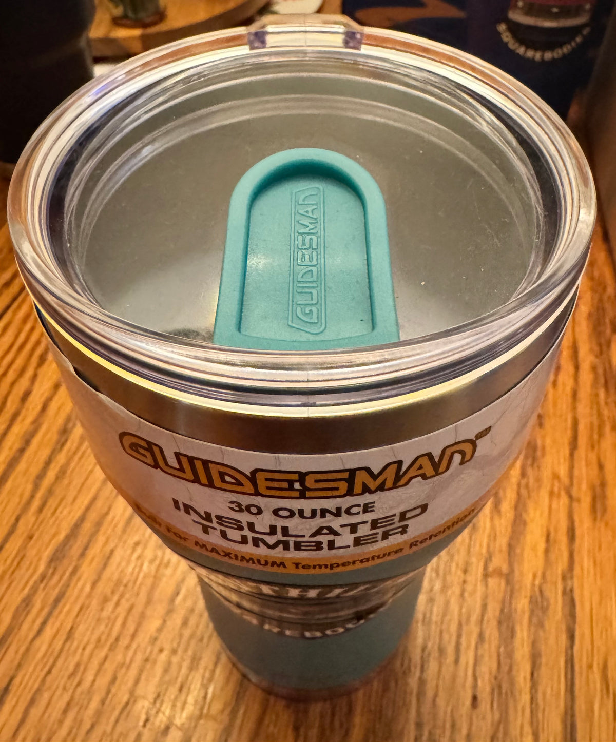 Teal colored Tumbler