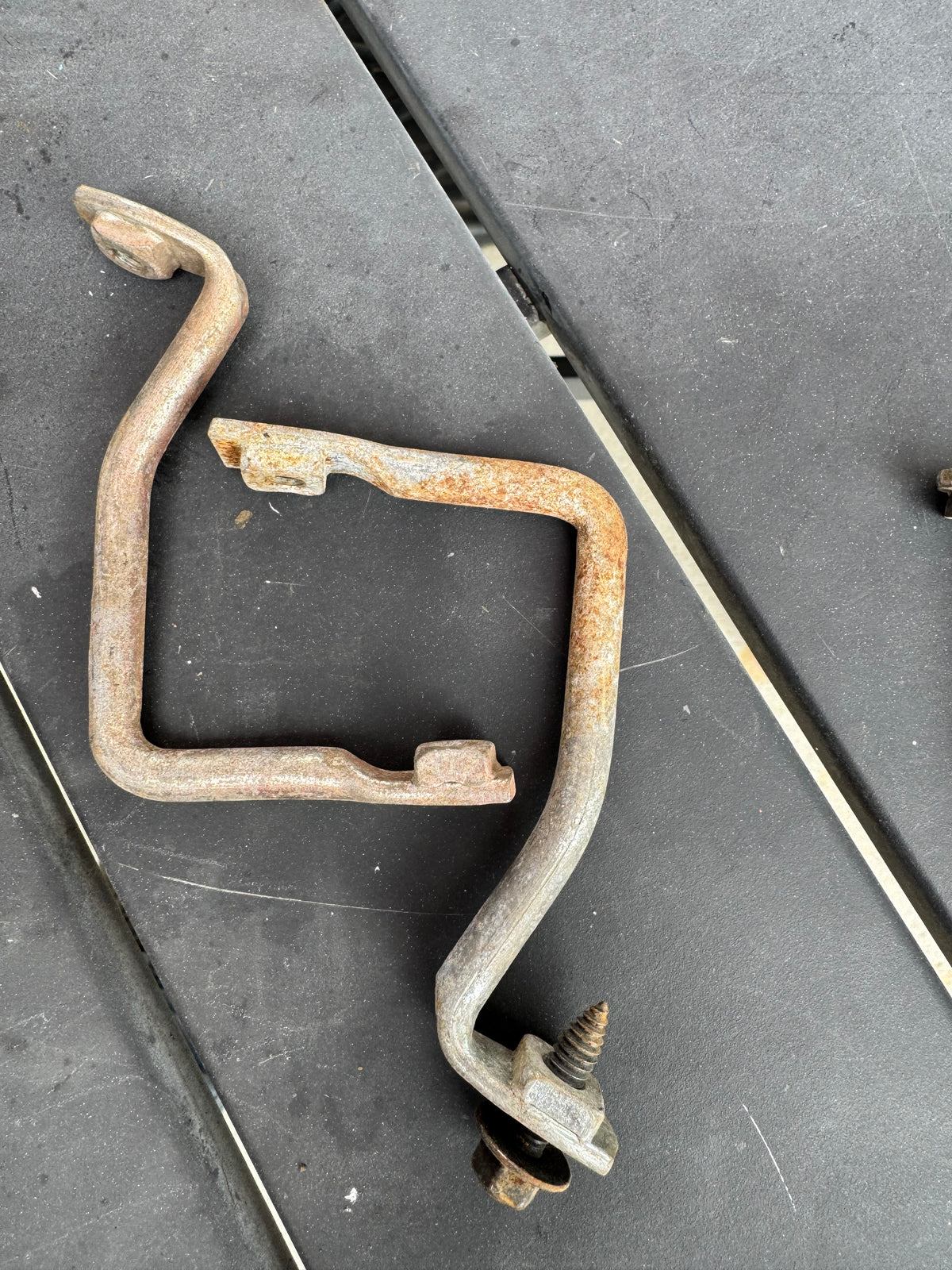 Outside mirror brackets