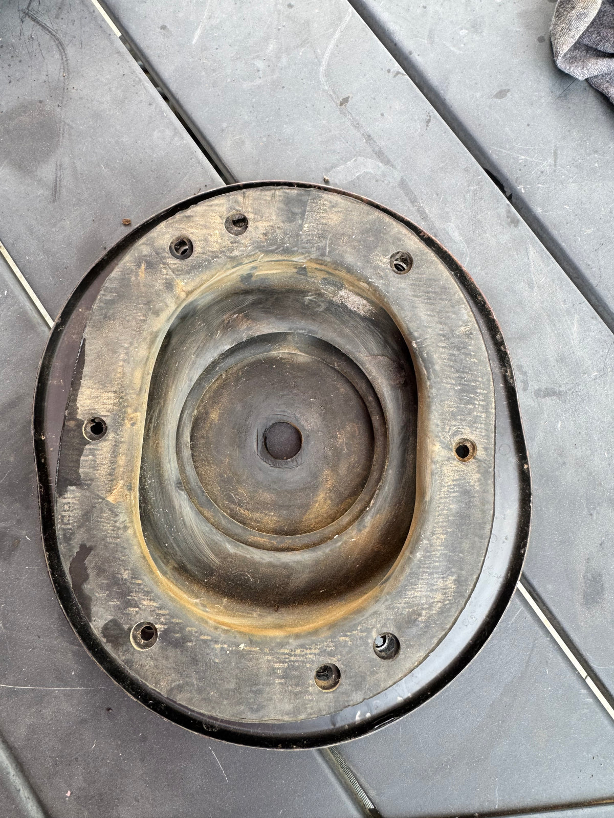 1973-1983 floor shift boot and retainer
