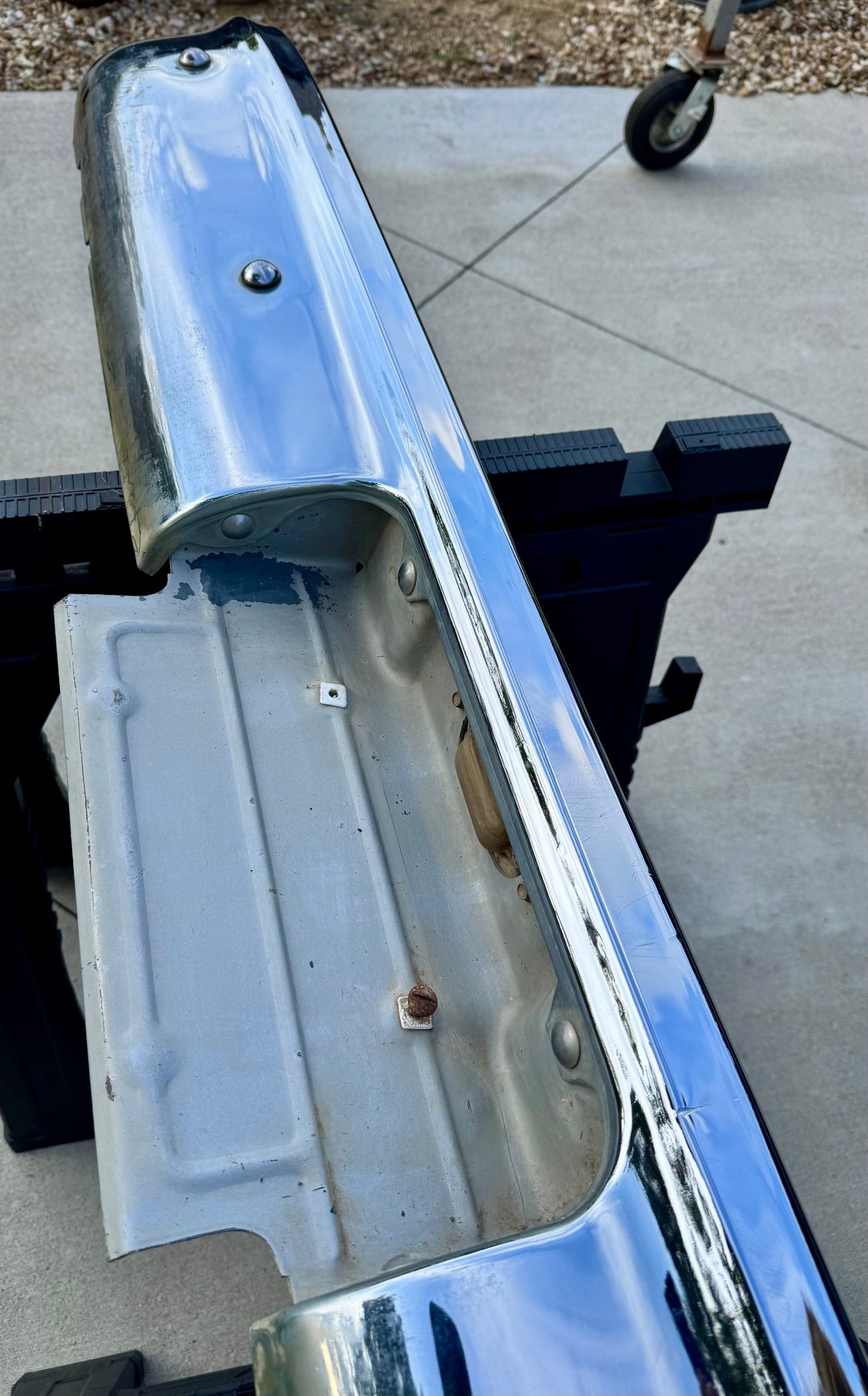 1967-87 Stepside rear bumper assembly