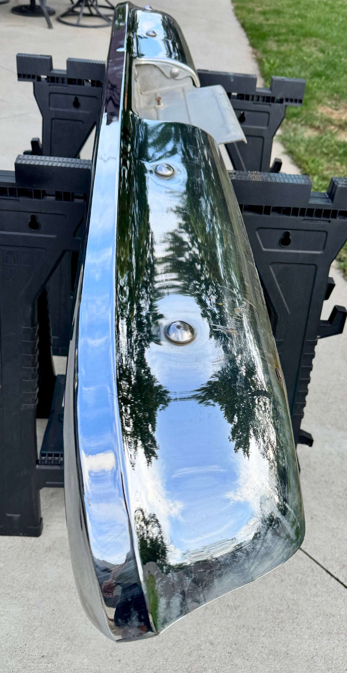1967-87 Stepside rear bumper assembly