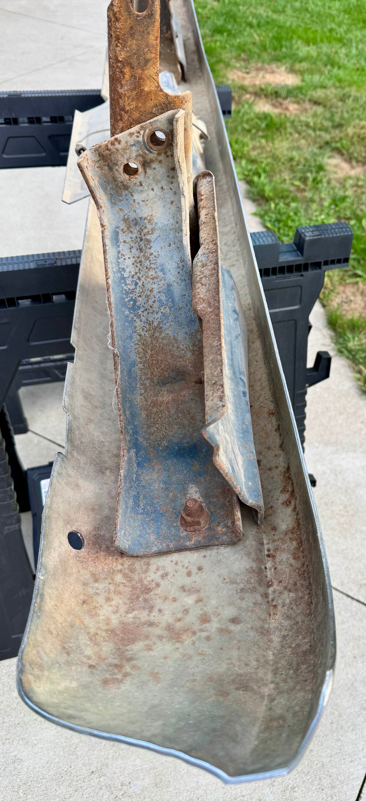 1967-87 Stepside rear bumper assembly