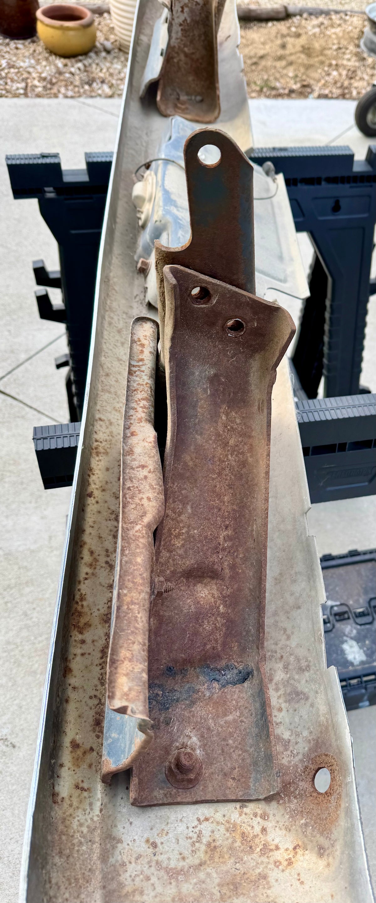 1967-87 Stepside rear bumper assembly