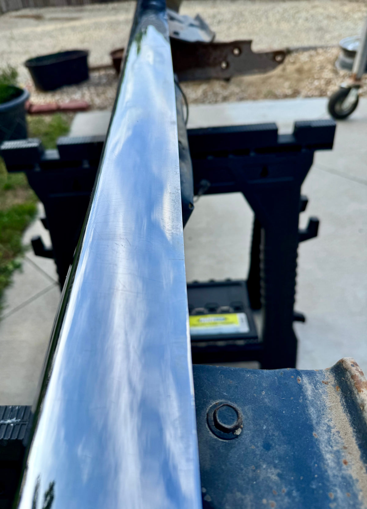 1967-87 Stepside rear bumper assembly