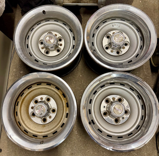 15x8 5 lug rally wheels