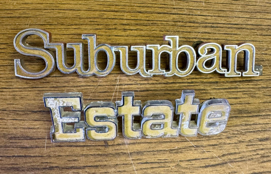 1973-1980 “Suburban Estate” emblems