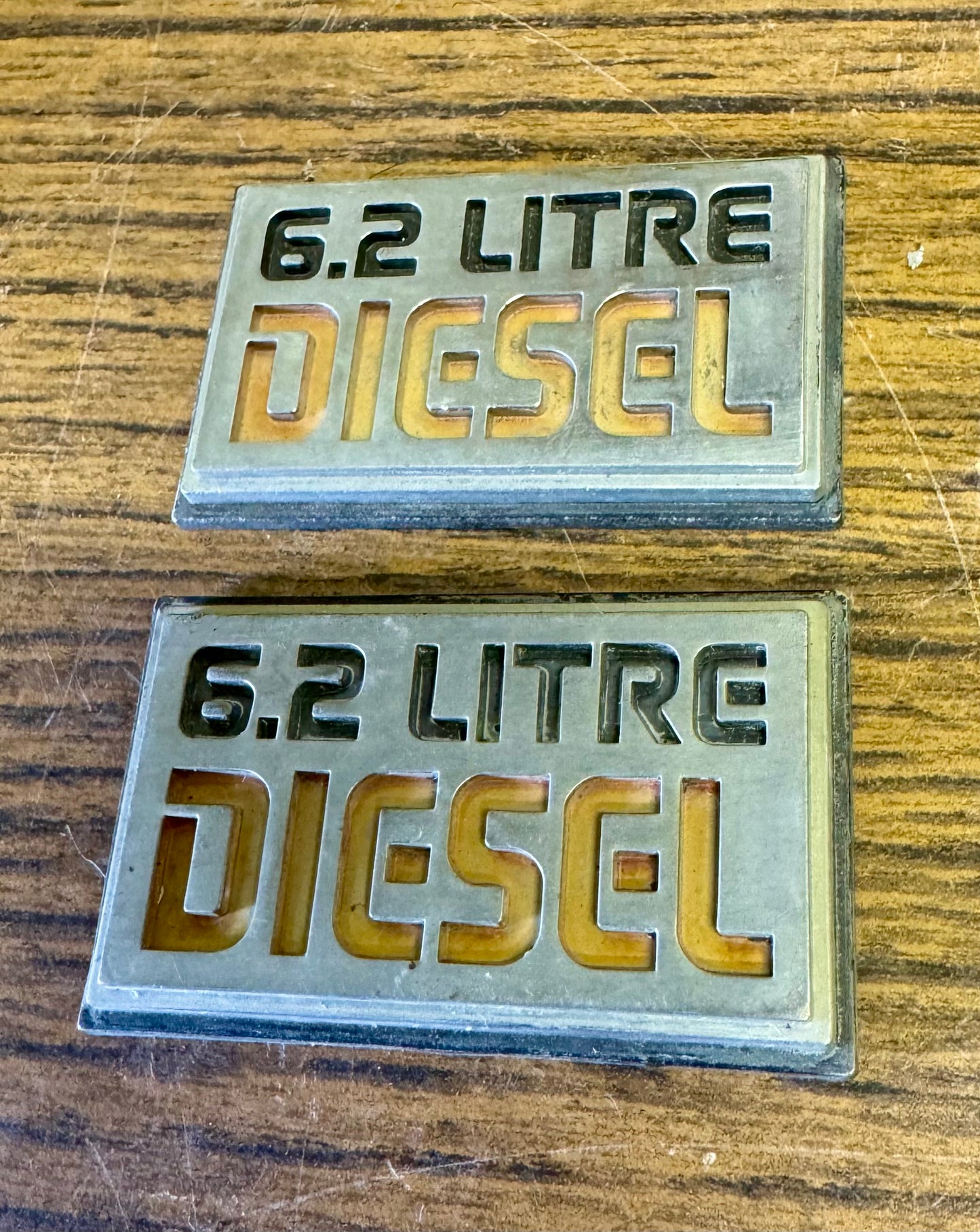 1982 and up 6.2 Diesel fender badge