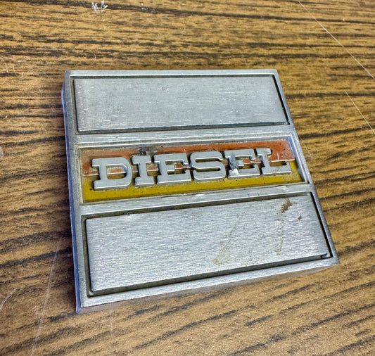 1978-1980 Diesel fender emblem