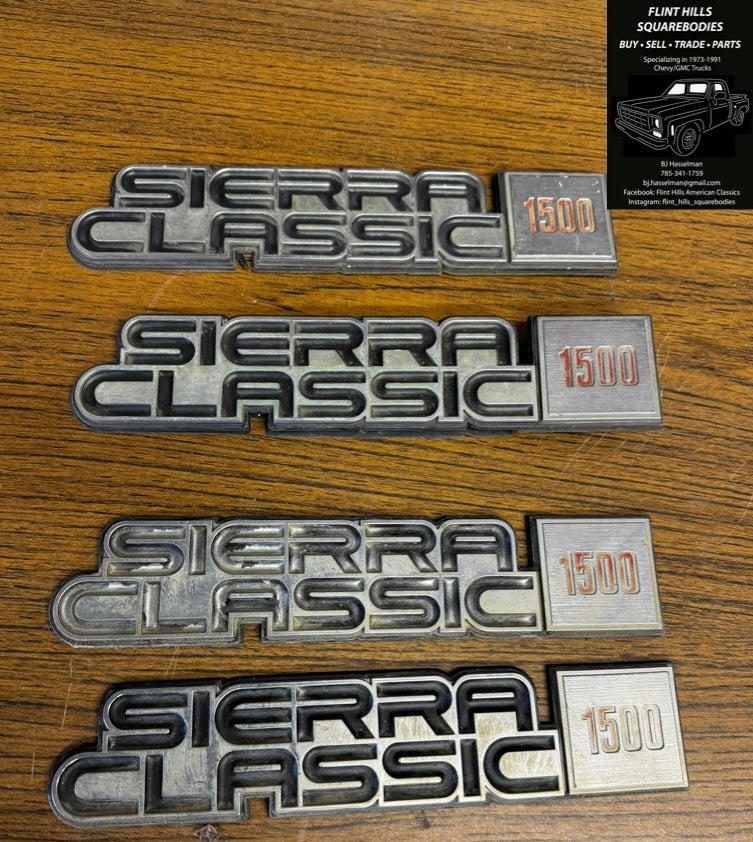 1981 and up GMC fender emblems