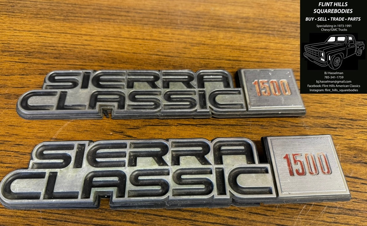 1981 and up GMC fender emblems