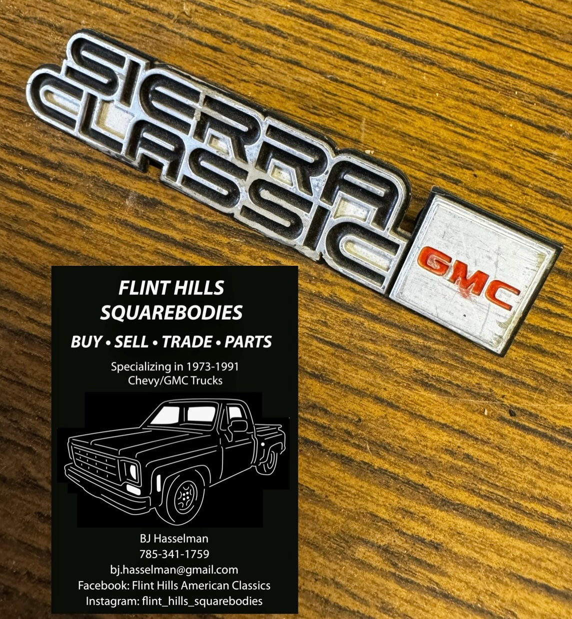 1981-1988 GMC dash emblem