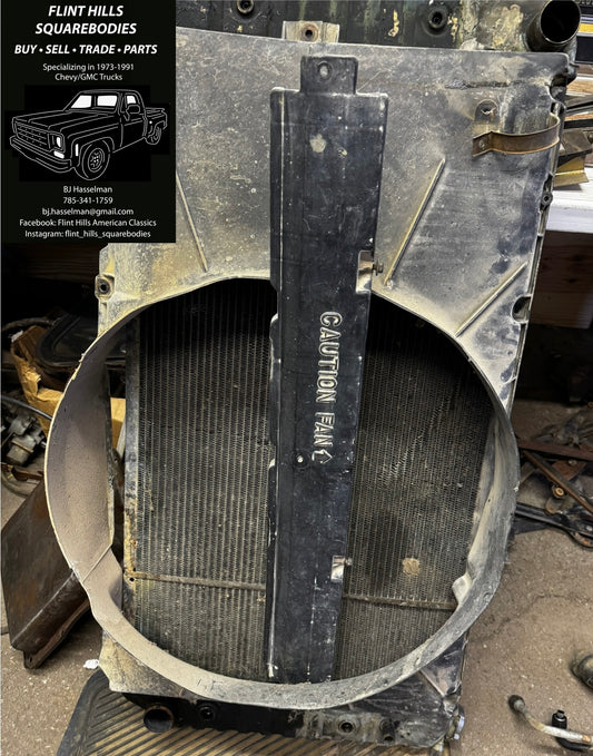 6.2 Diesel Radiator, Shroud and top panel