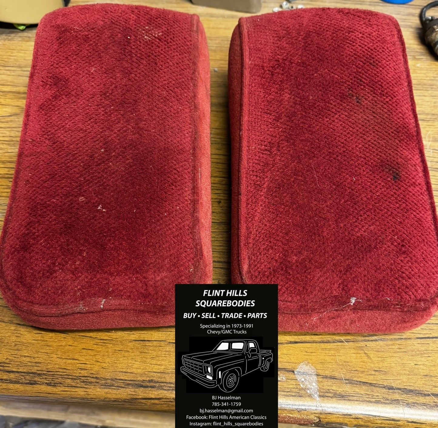 1990-91 K5/Jimmy rear armrests