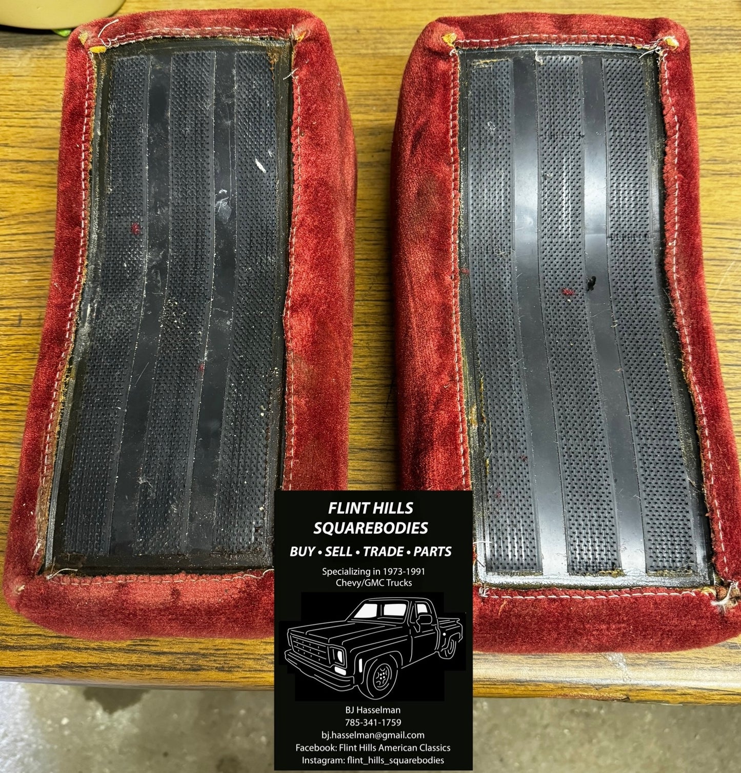 1990-91 K5/Jimmy rear armrests