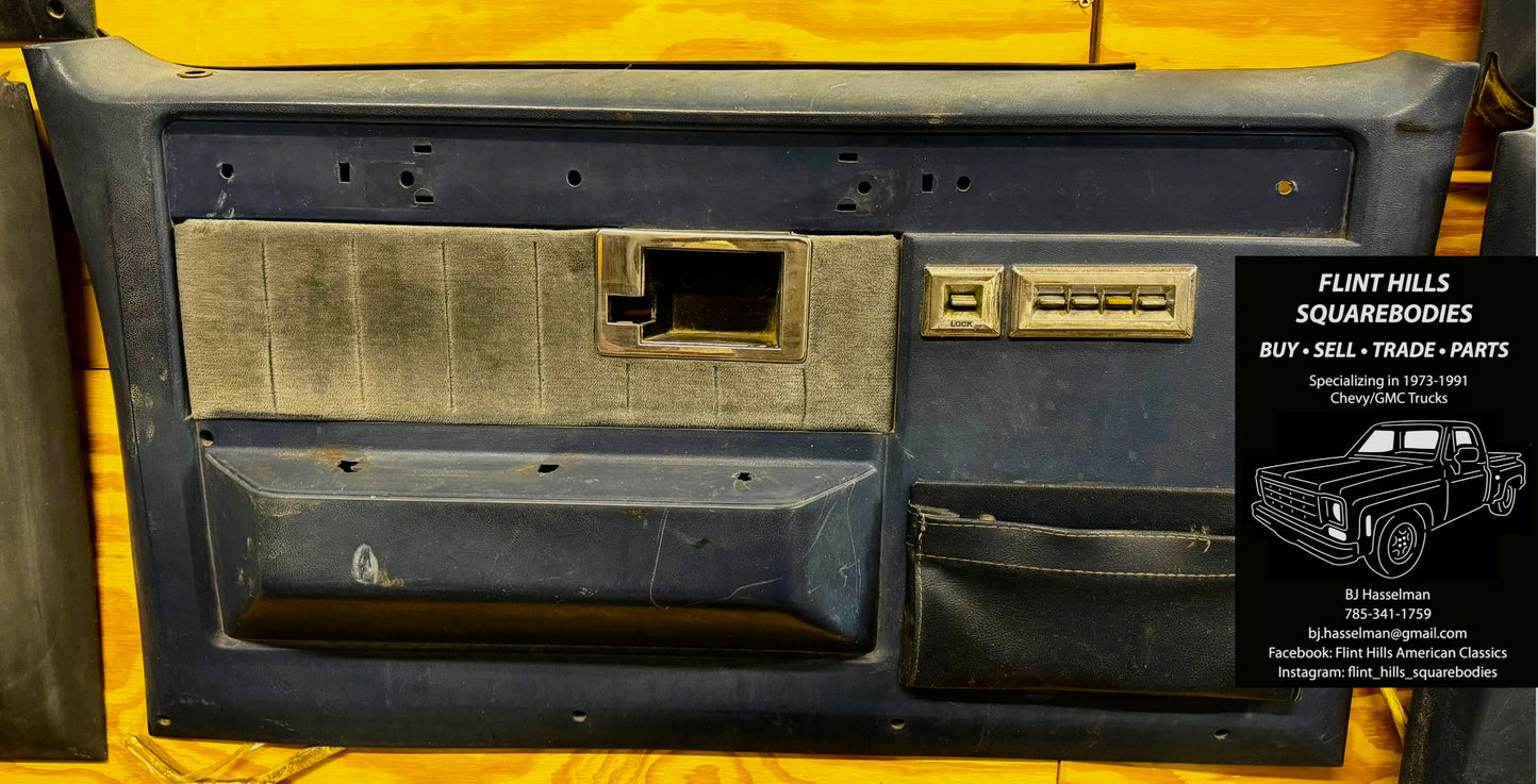 1981-1991 Suburban/Crew Cab door panels