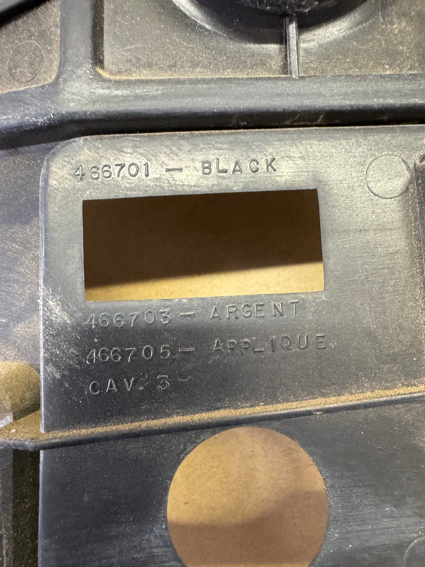 1978-1980 Instrument Bezel