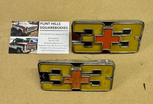 1973 and up 3+3 emblems