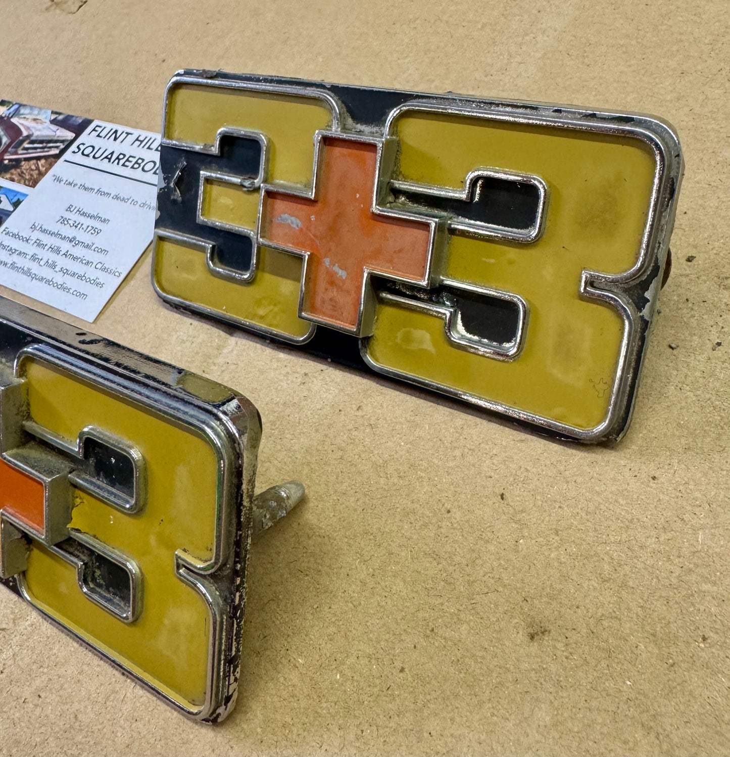 1973 and up 3+3 emblems