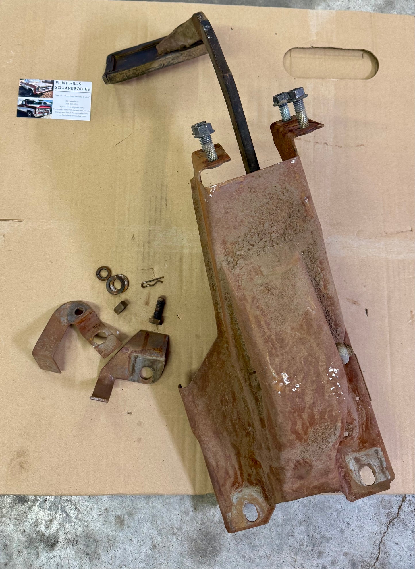 1973 and up auto trans brake pedal assembly