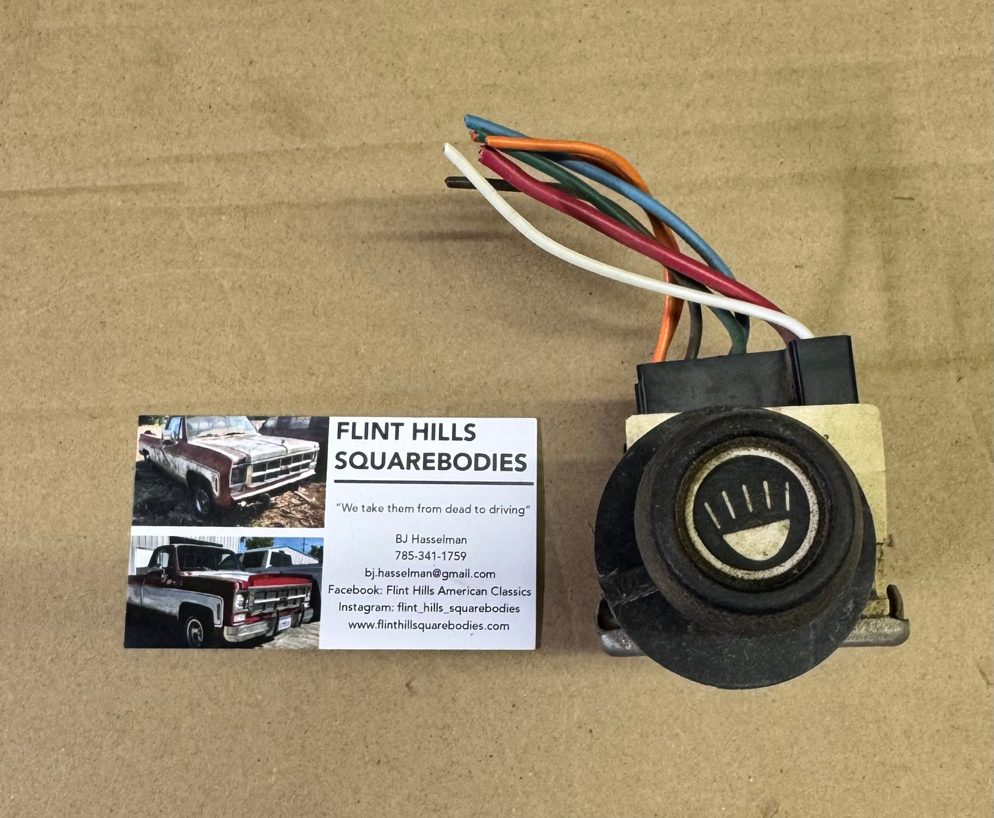 1973-1987 Headlamp switch