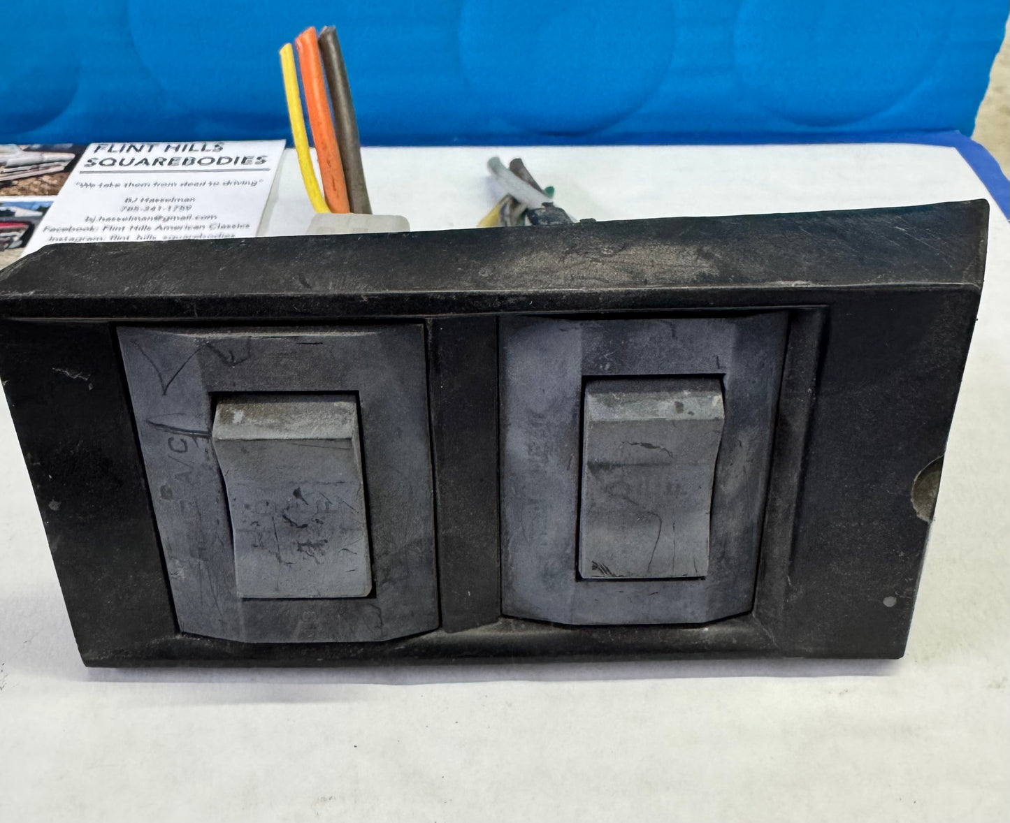 Suburban rear heat, ac dash switch