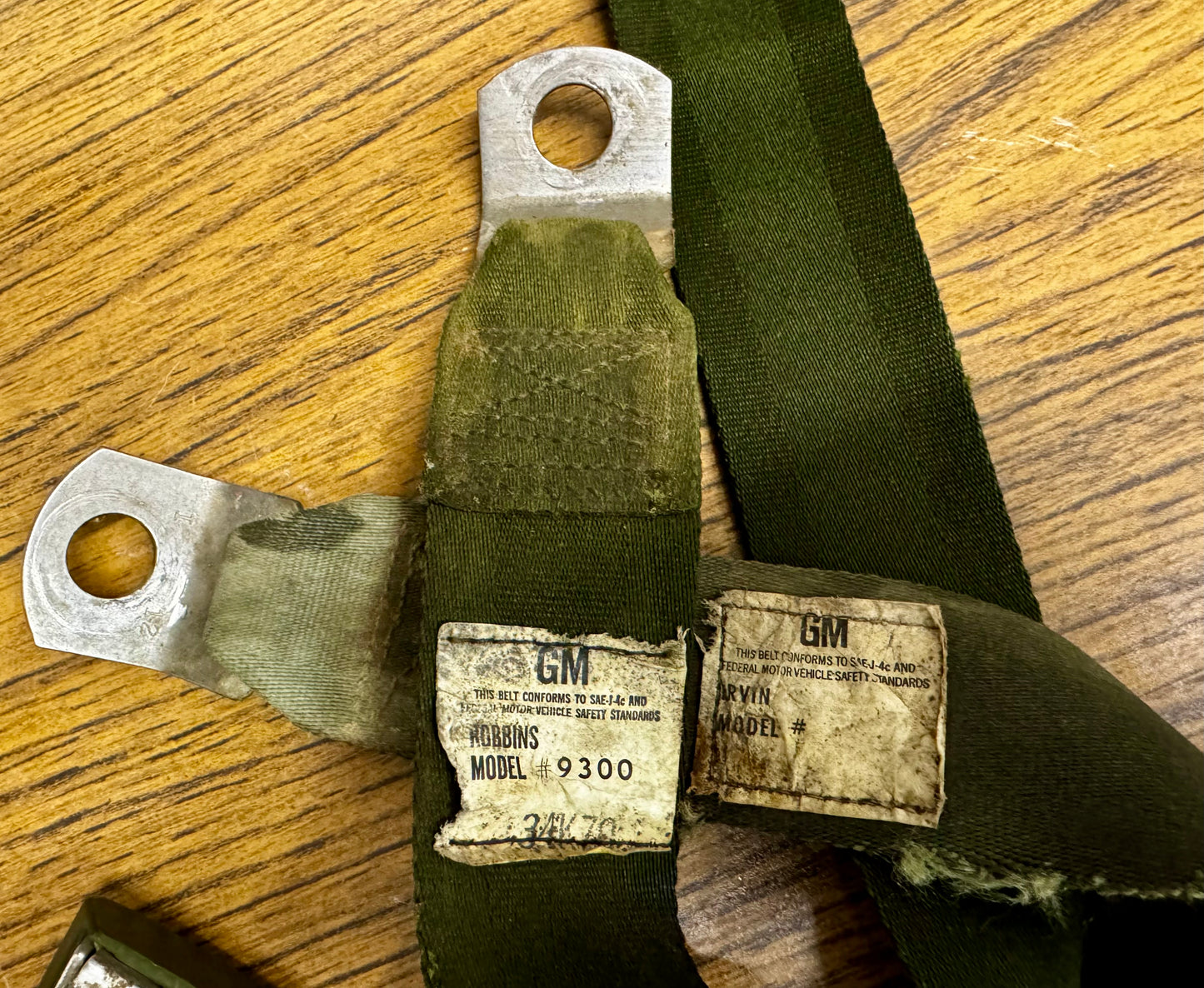 1967-72 Lap belts