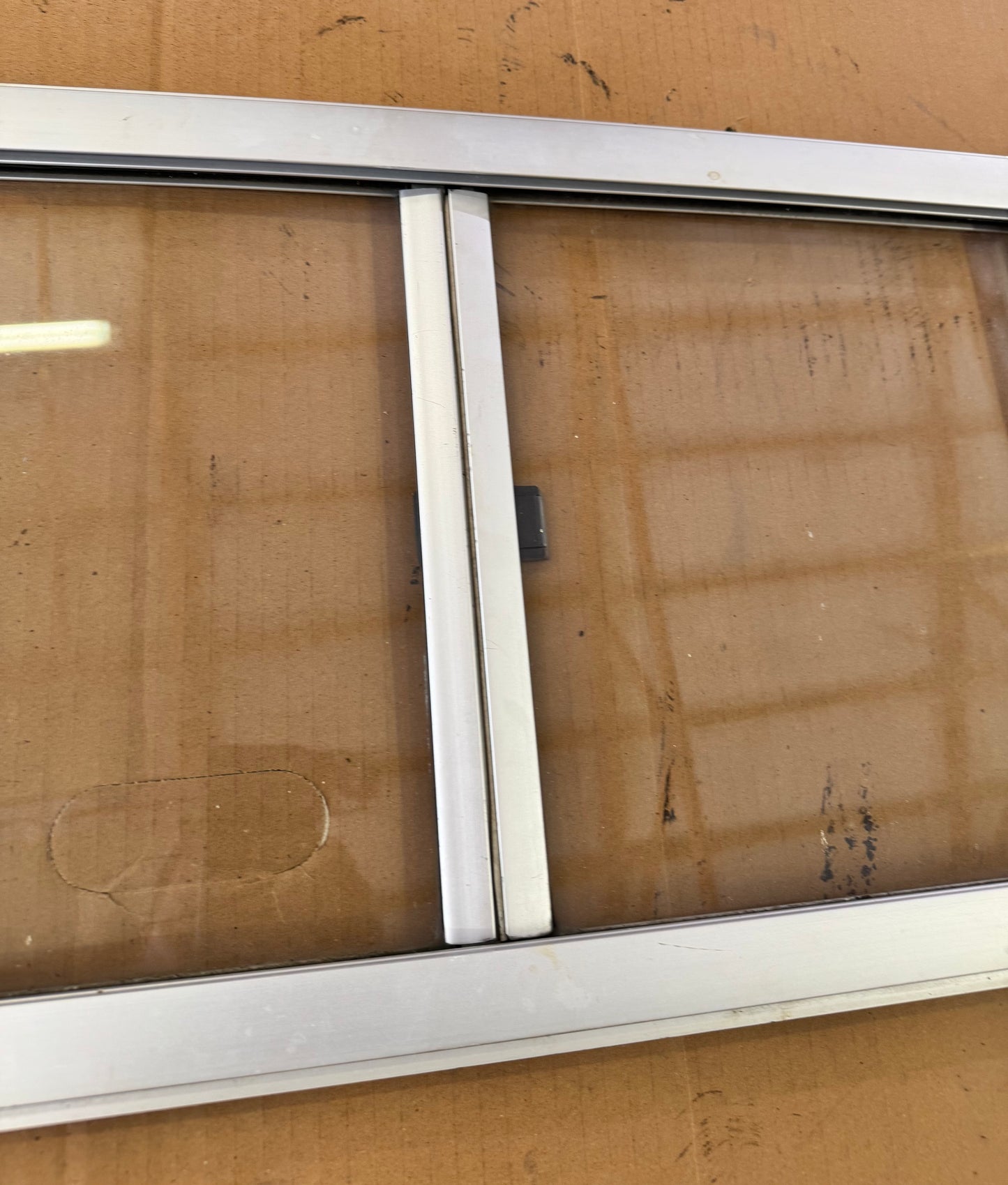 Factory sliding back glass